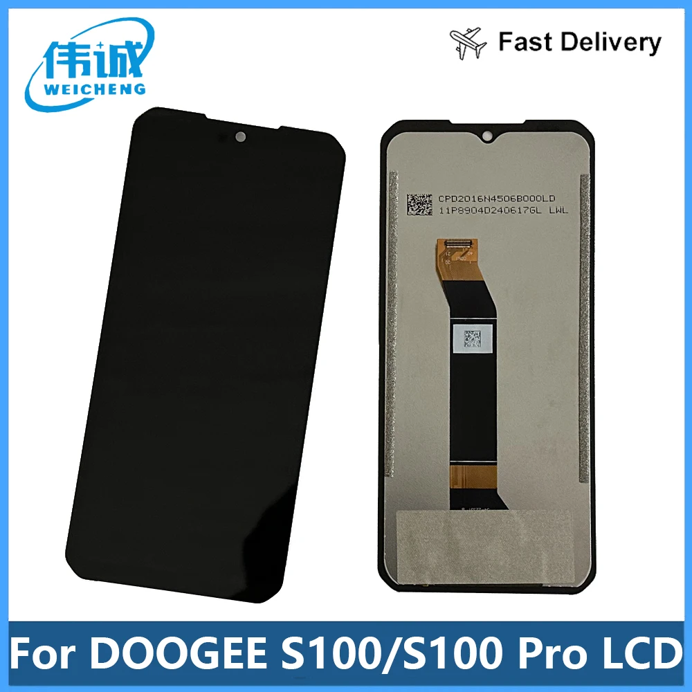 

100% Tested For DOOGEE S100 Pro LCD Display + Touch Screen Assembly Replacement For DOOGEE S 100 S100 ro LCD Repair Parts+ Glue