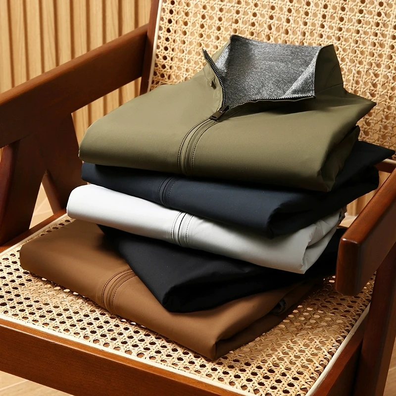 

High-End Selection Lightweight Tech Fabric Double-Sided Wear 3D Tailoring Men's Stand Collar Vest Faion Urban Busin Casual