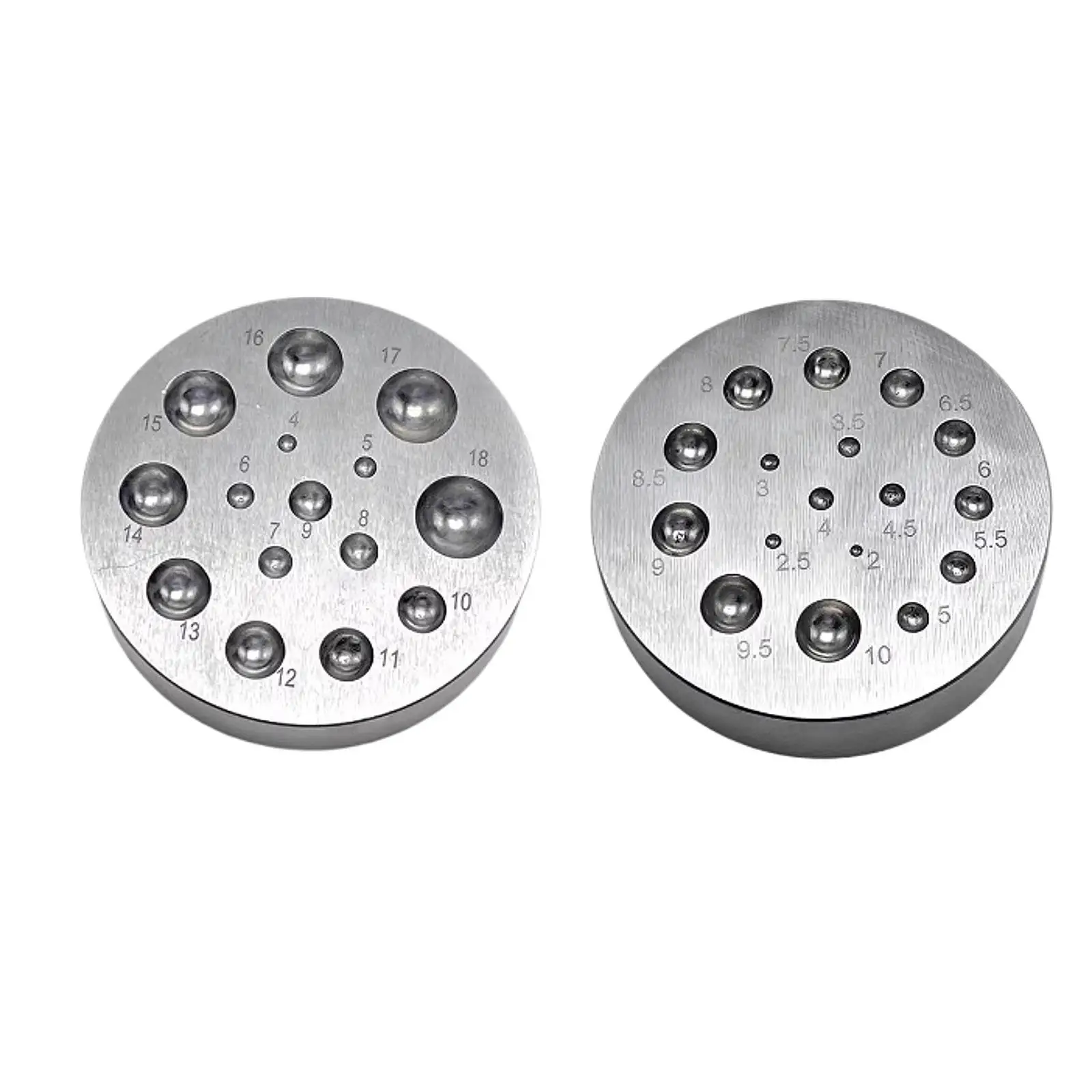 Metal Forming Dapping Doming Block Steel Punch Tool Kit for Jewelry Making and DIY Bracelet Charm Projects