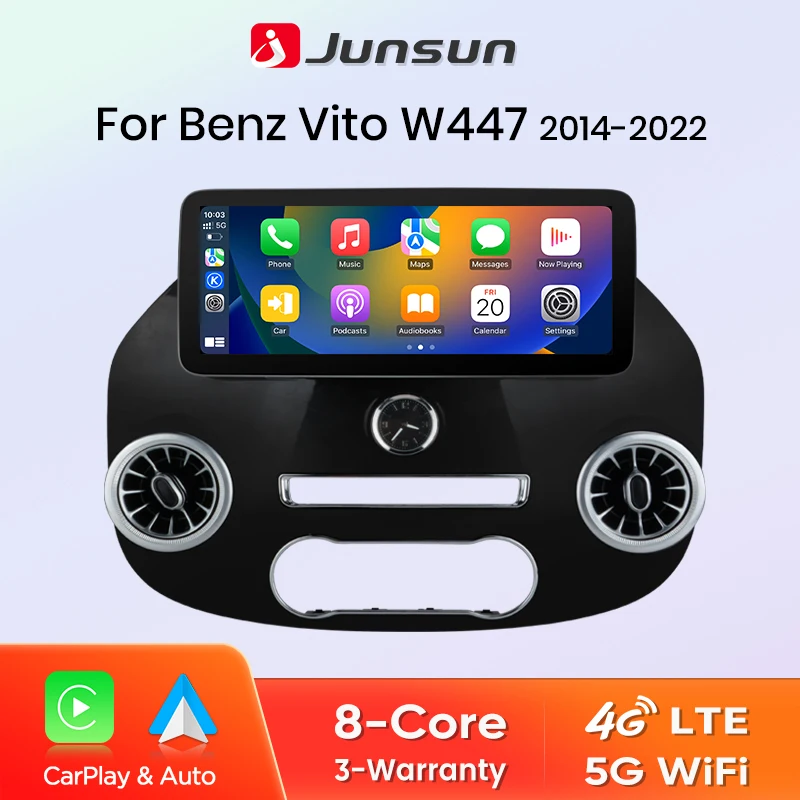 Brezžični CarPlay avtoradio za Mercedes