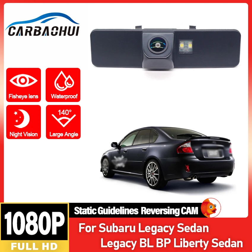 Car Rear View Camera For Subaru Legacy Sedan Legacy BL BP Liberty Sedan Full HD Night Vision Reverse Parking Camera Waterproof