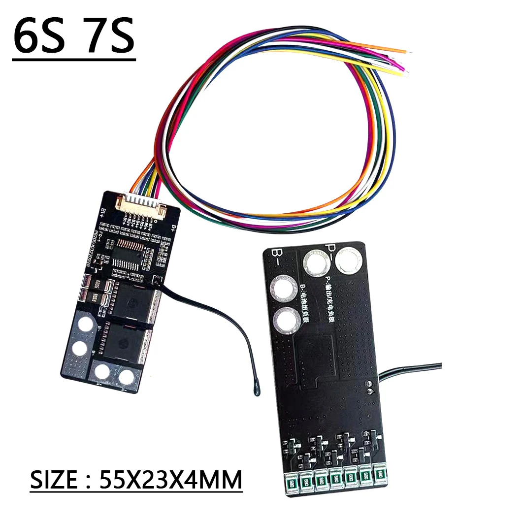 Imagem -03 - Placa de Proteção da Bateria do Lítio Bms 18650 Li-íon 30a 60ma Equilíbrio w Temp de Ntc Carro Arruela Broca 3s 4s 5s 6s 7s