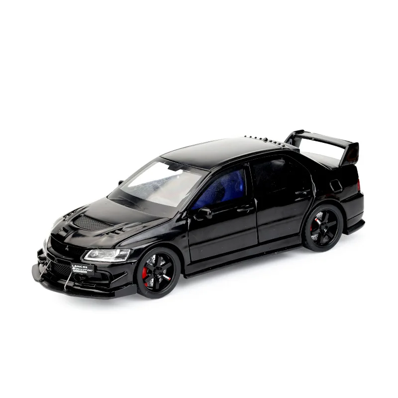 1:32 Mitsubishi Lancer Evolution EVO IX 9 Alloy Sports Car Model Diecasts Metal Racing Vehicles Car Model Sound Light Kids Gifts