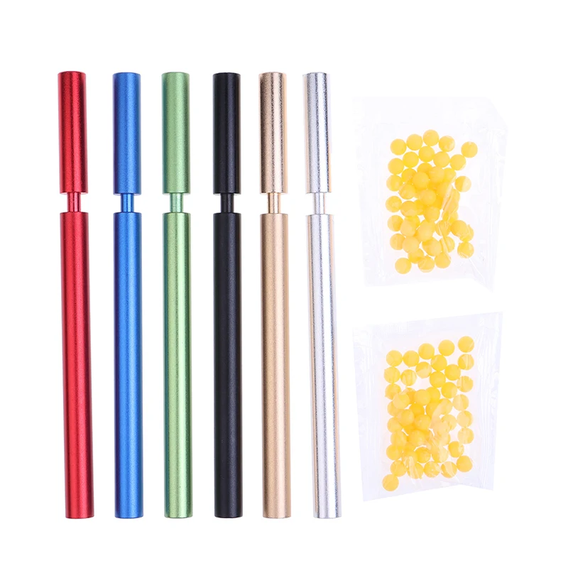 Metal Soft Pinball Launcher Guns Toy Small Ball Shooter Crackling Tube Simulation Shooting Game Interesting Cracking Kids Toys