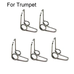 5Pcs Iron Trumpet Trombone Alto Horn Valve Springs Water Key Springs For Brass Instrument Part Musical Instrument Accessories