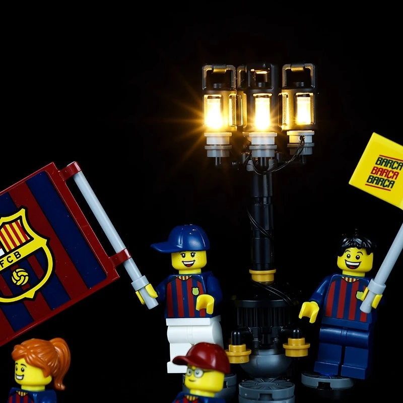 No Model LED Lighting Set Suitable for LEGO FC Barcelona Crowd Celebration 40485(Not Include Building Blocks)