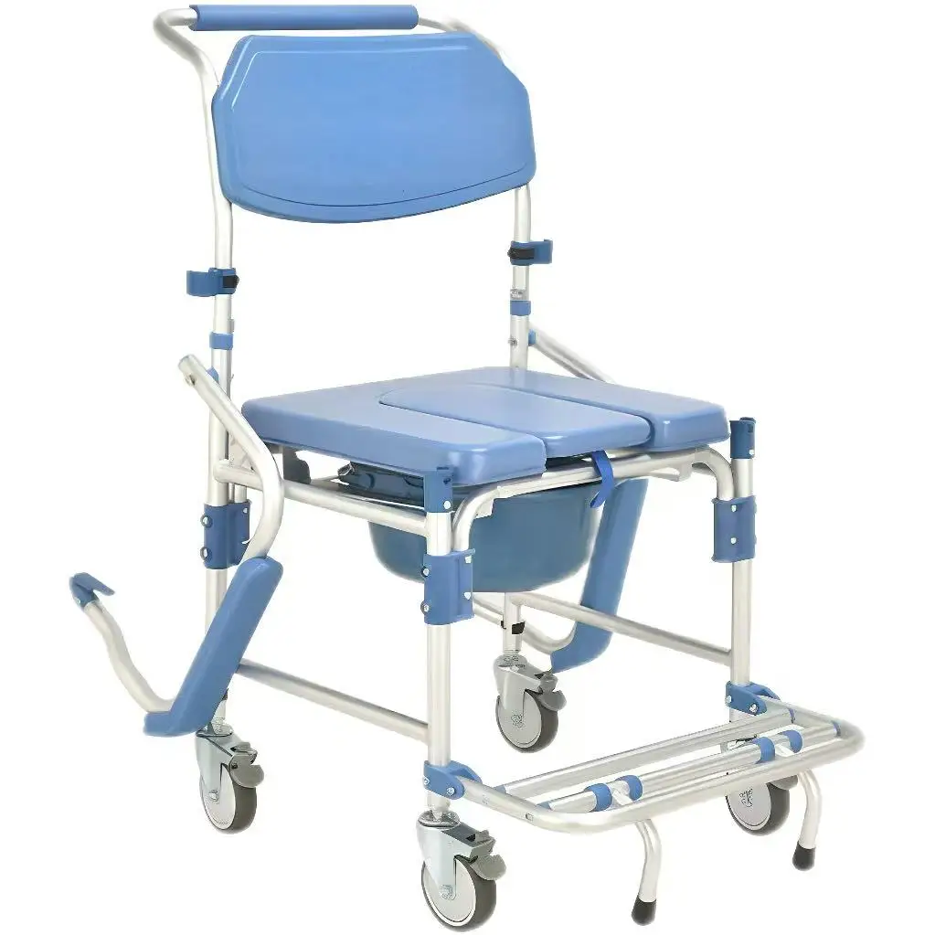 Folding And Movable Potty Chair For The Elderly