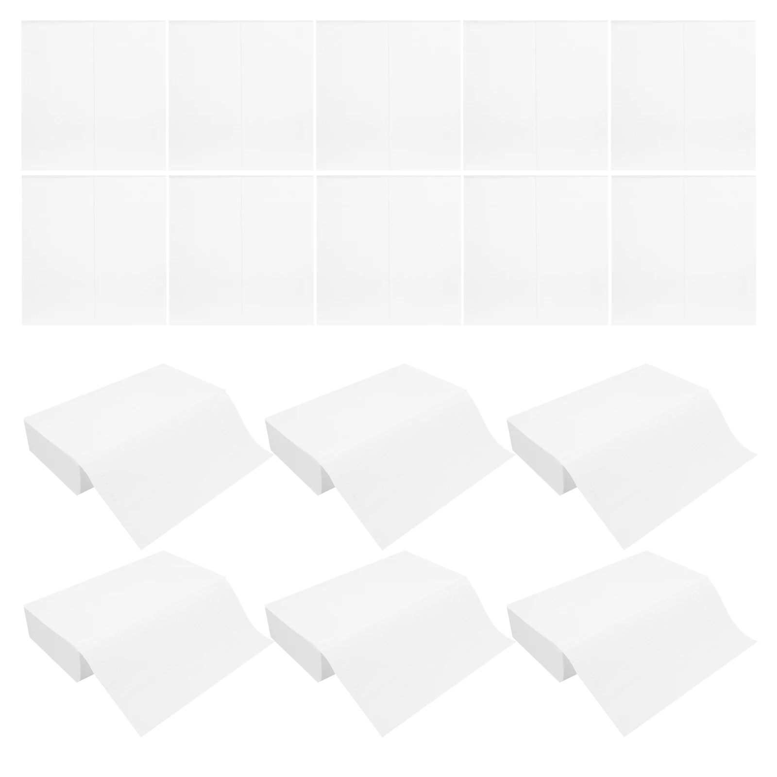 20 قطعة من مناديل الوجه السميكة الناعمة للاستعمال مرة واحدة للاستخدام المنزلي في الفندق، عبوات مناديل ورقية بيضاء