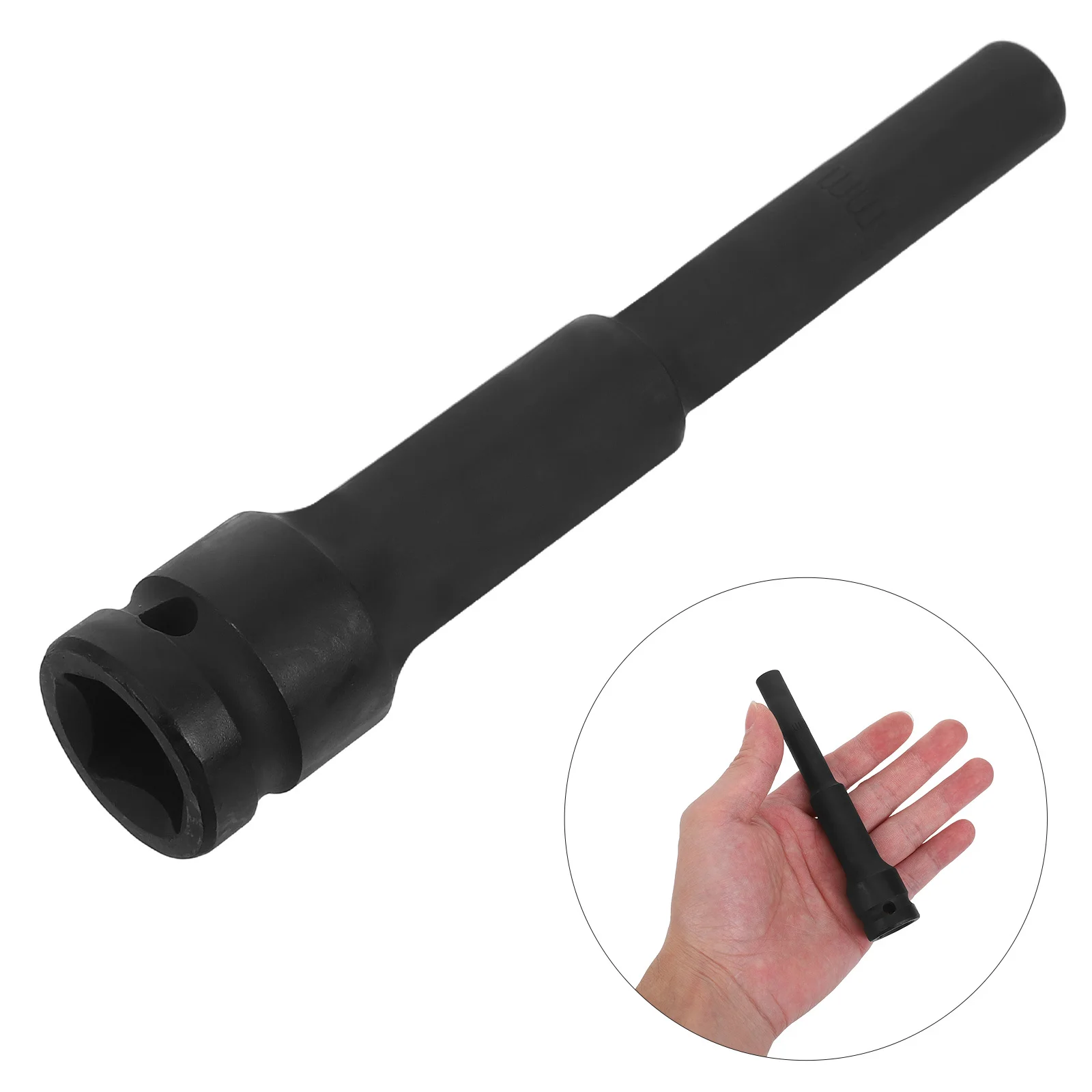 

2pcs 128Mm Extended Impact Socket Set Thin Wall High-Strength Steel For Lug Nut Extractor Bolt Remover Wheel Lock Damaged Stud