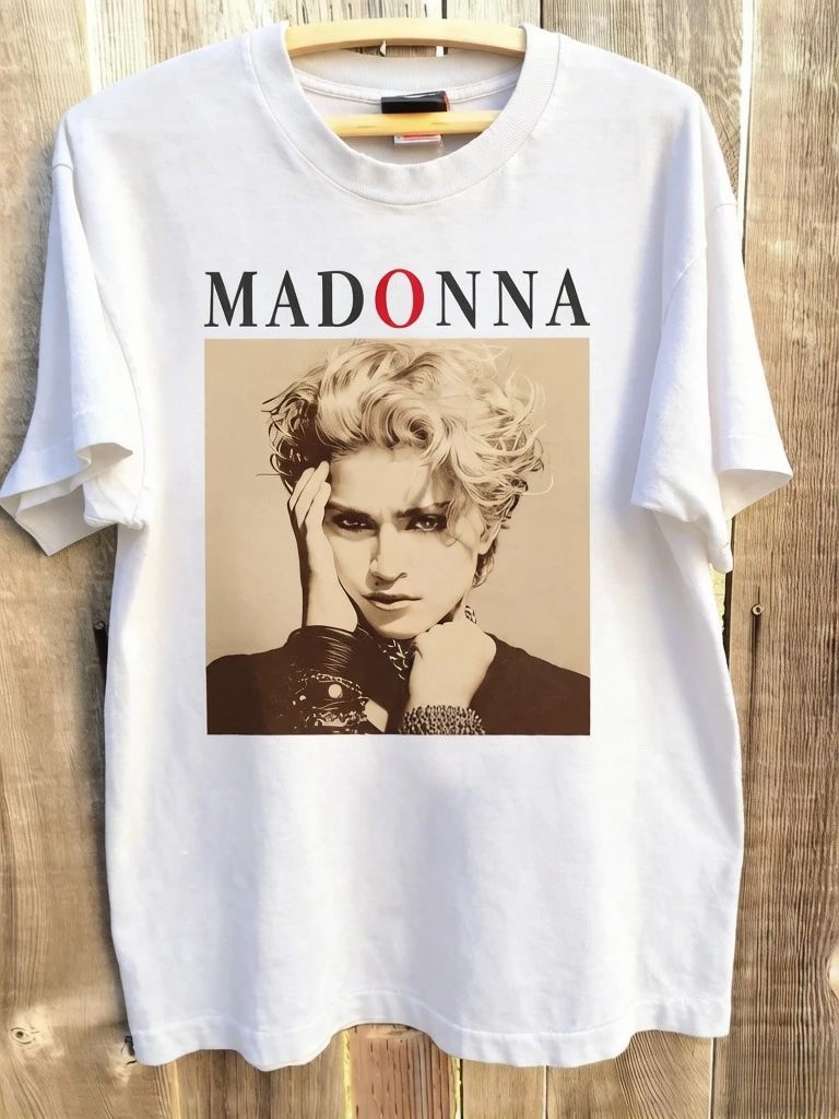 Camiseta Vintage de Madonna, Camiseta de Celebración I Am Madonna, Camiseta de Verano Nueva para Hombre y Mujer, Top de Manga Corta