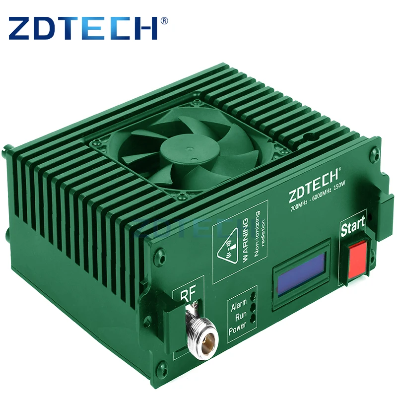 Ultra Wide Frequency 700-6000MHz 150W Dds Sqinal Generator Power Amplifier Module with Cooling Fan and Heat Sink