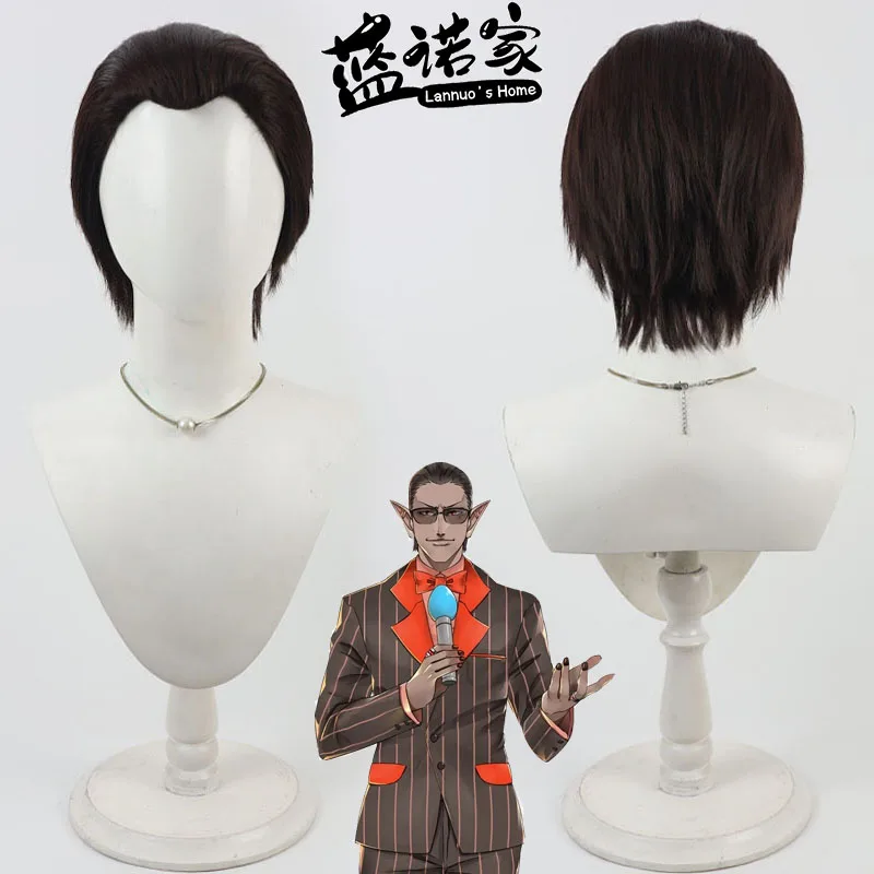 NIJISANJI Virtual YouTube Vtuber Guili Oshi Jiar Cos Cosplay Wig Halloween Carnival Party Props Synthetic Hair + Wig Cap