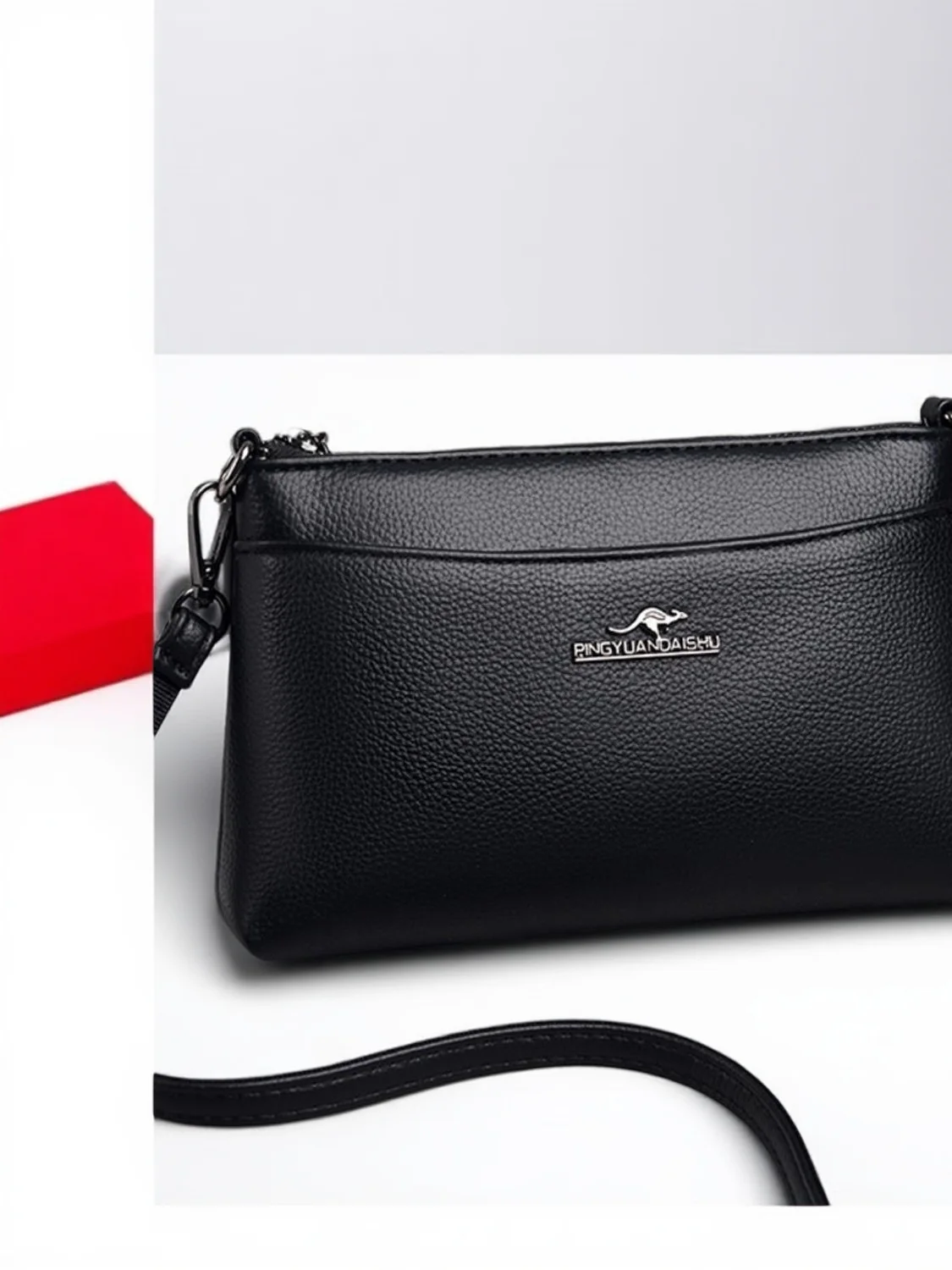 

Новая женская сумка из натуральной кожи из Гонконга 2026 года, маленькая сумка-кроссбоди на одно плечо, универсальная сумка из воловьей кожи для среднего возраста