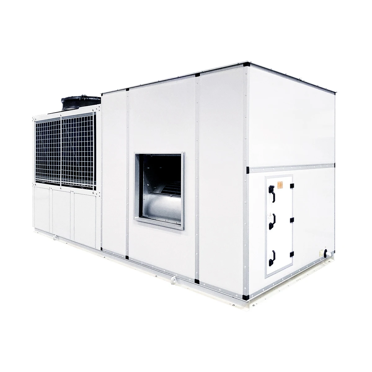 Industrial Grade RTU HVAC Unit Durable Low Maintenance Packaged Rooftop Air Conditioner Stainless Steel Flexible for Outdoor Use