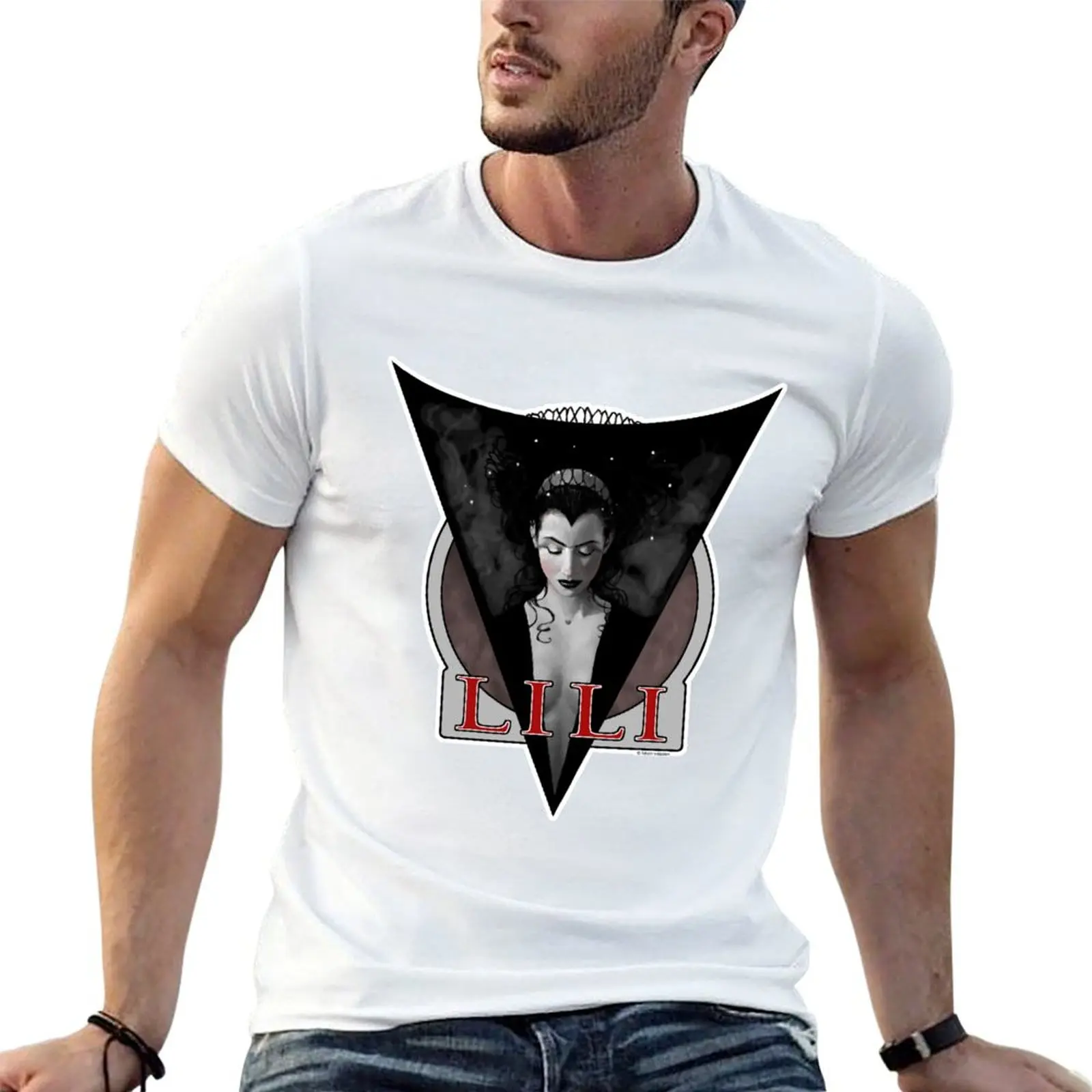 

Dark t shirts Lili man slim man T-Shirt t cotton for soft fit shirts for
