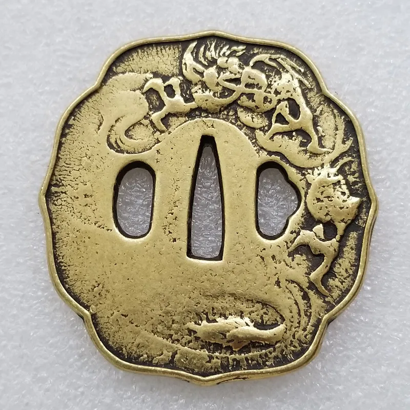 

Chinese crafts, antique thickened hilt brass