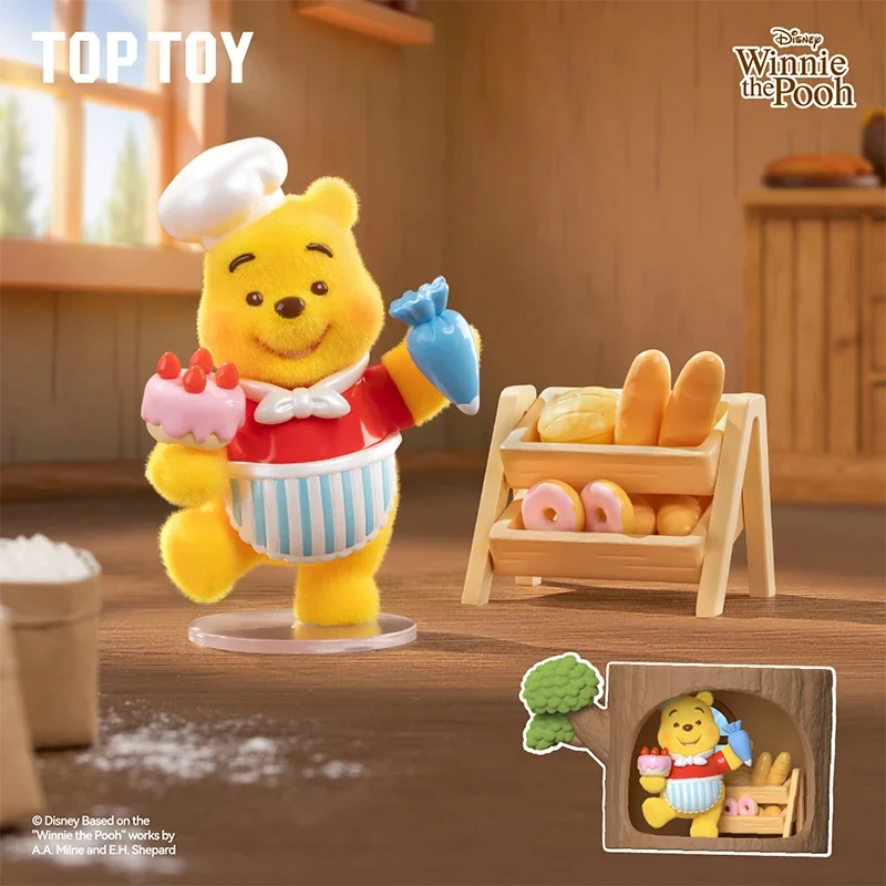 TOPTOY Disney Winnie The Pooh HUNDRED ACRE Wood Tree House Series Blind Box Guess Bag Toys Doll Cute Anime Figure Collection view 5