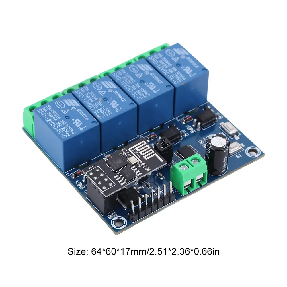 1 2 4-drożny moduł przekaźnika sieciowego WIFI ESP8266 rzeczy inteligentny domowy telefon aplikacja przełącznik zdalnego sterowania dla Arduino