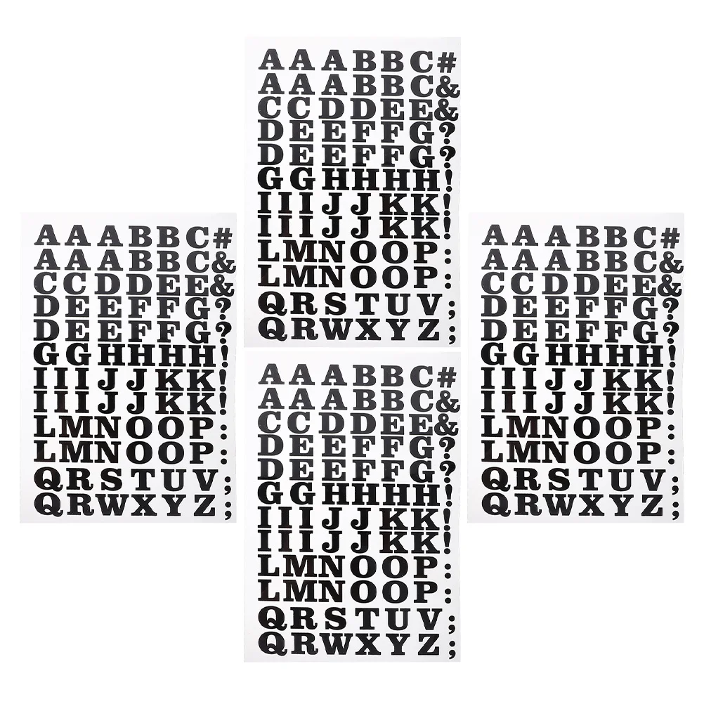 

4pcs Iron On Letter Patches Alphabet Symbols Heat Transfer Vinyl For Clothing T-Shirts Caps Backpacks Craft Accessories