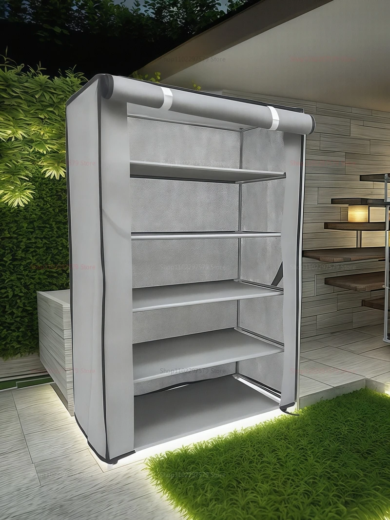 Multi-layer Shoe Rack for Home Door Dustproof Shoe Cabinet Organizer Storage Solution Ideal for Entryway Rental House Hot Model