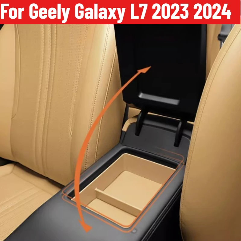 

For Geely Galaxy L7 2023 2024 Car Styling Armrest Box Storage Box Interior Organizer Auto Modified Accessories