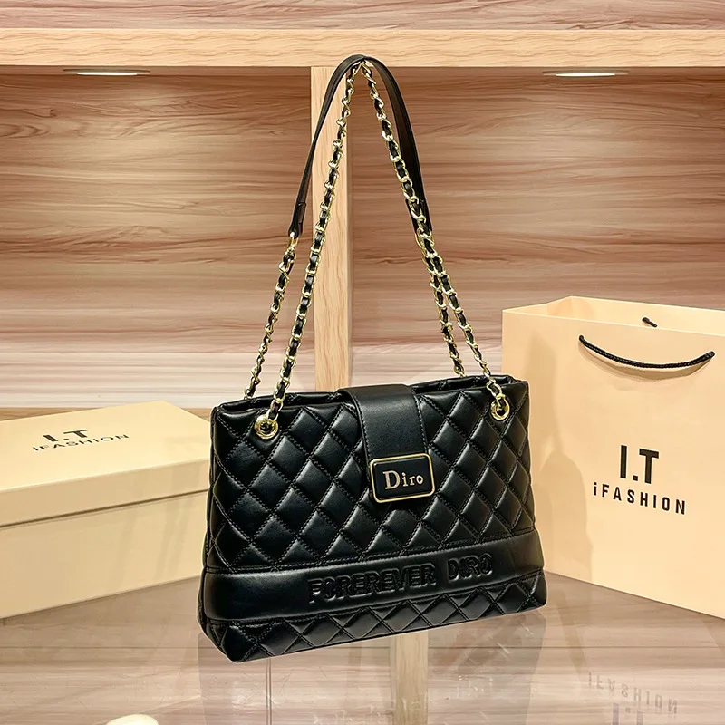 

Trendy Unique Diaper Bag Women Crossbody Bag Luxury Designer Handbag Stylish Minimalist Large Capacity Leather Tote Bag