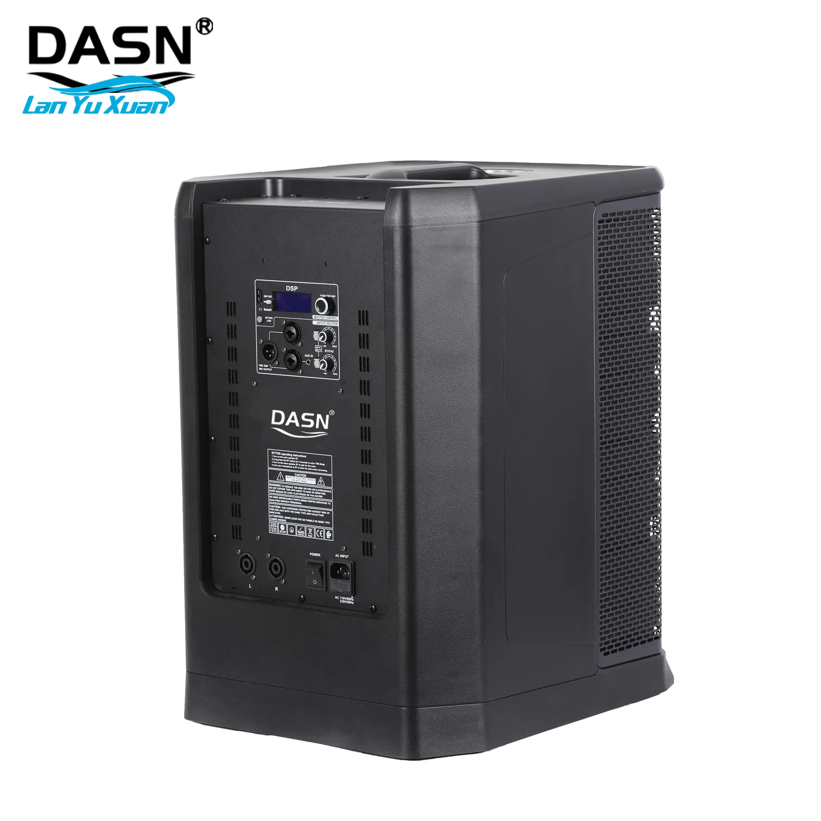 

B15 4000W Peak 1000W RMS Audio Dj Party Stage Indoor Outdoor Active Professional Column Speaker 12 Inch Subwoofer PA System