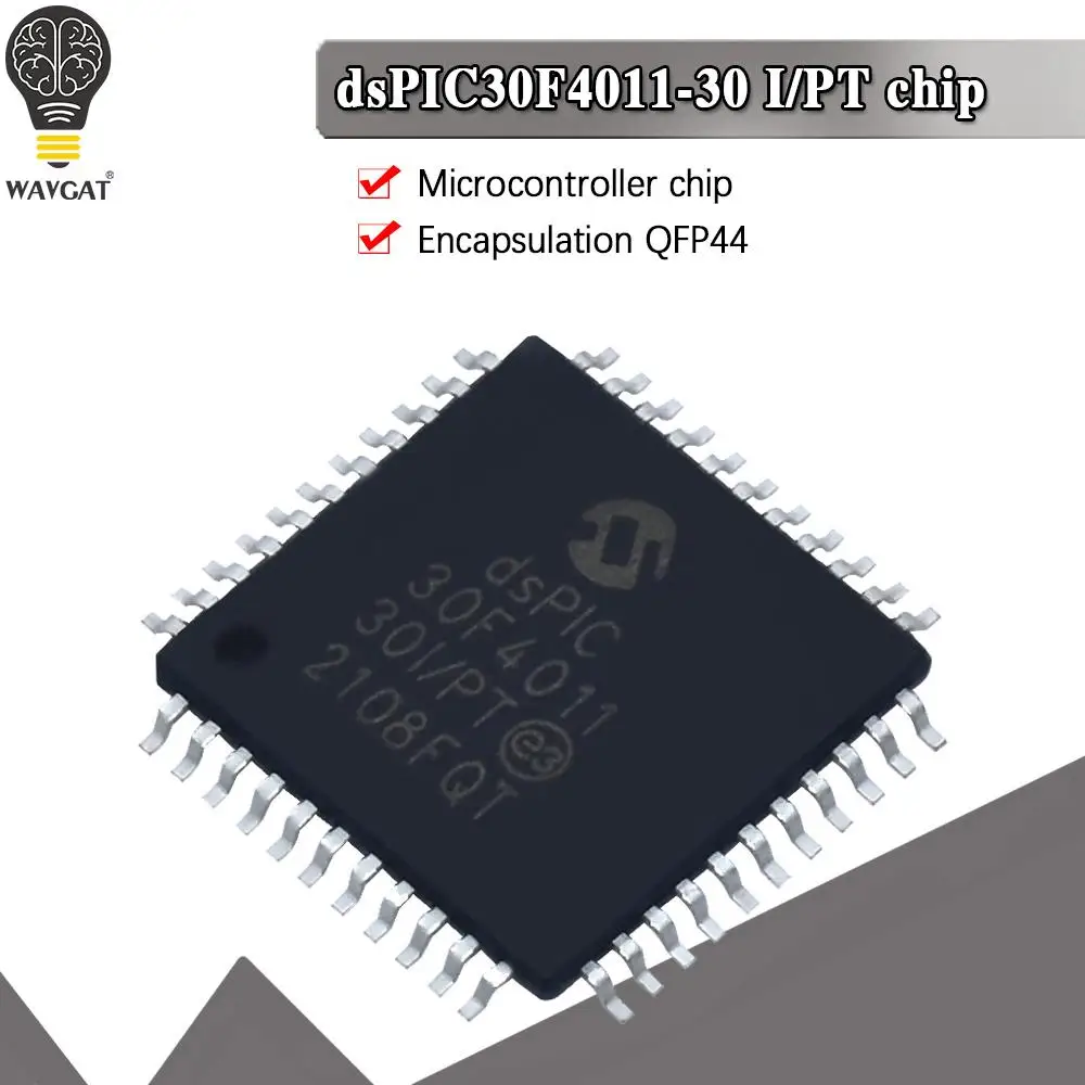 New DSPIC30F4011-30I/PT DSPIC30F4011 DSPIC 30F4011 30I/PT TQFP44 High-Performance, 16-Bit Digital Signal Controllers
