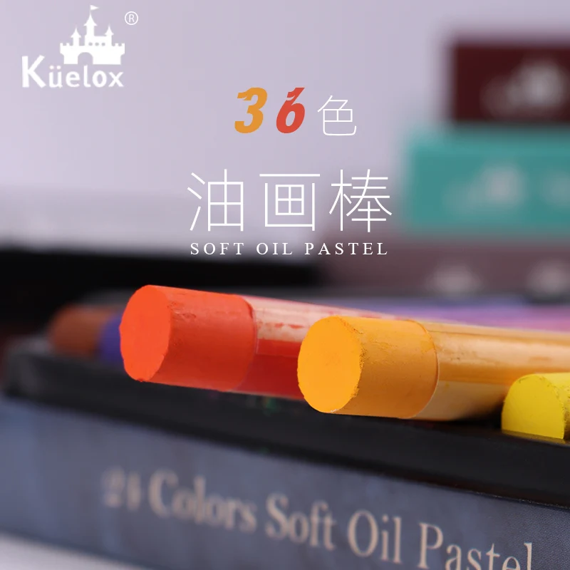 Imagem -05 - Kuelox-pastel a Óleo Macio Sólida Paint Stick Desenho Lavável Classic Macaron Morandi Artist Crayon Gift Art Supplies 24 36 48