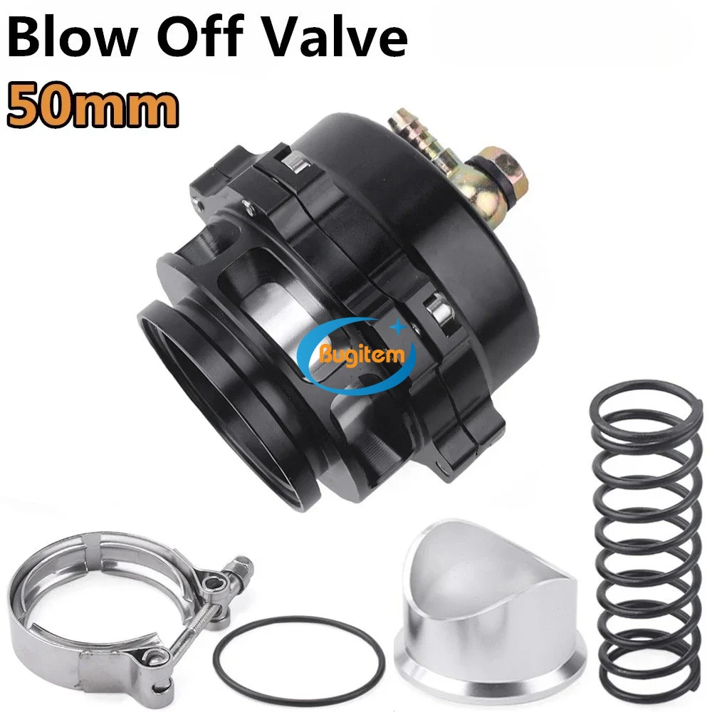 

Universal High Quality 50mm Blow Off Valve CNC BOV Authentic with V-band Flange Car Modified Turbine Pressure Relief Valve