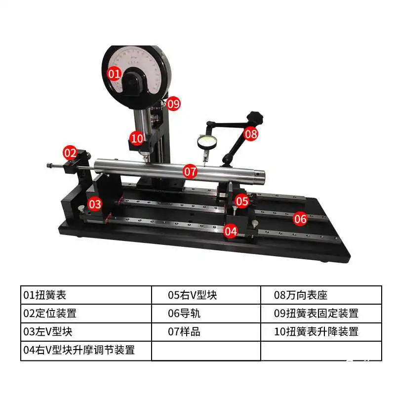 Extended bracket Adjustable concentricity measuring instrument, yaw 5
