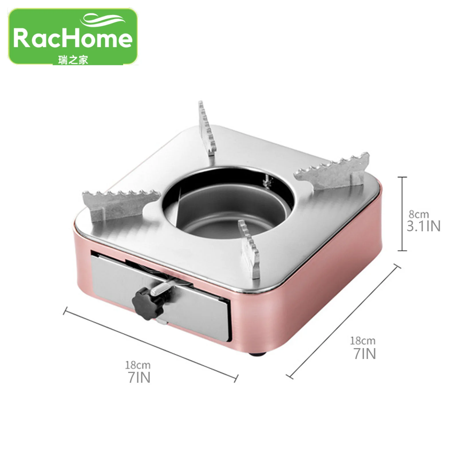 Alcohol Stove Burner With Push-pull Drawer Stainless Steel Small Stove Mini Outdoor Camping Stove Bbq Camping Picnics Equipment