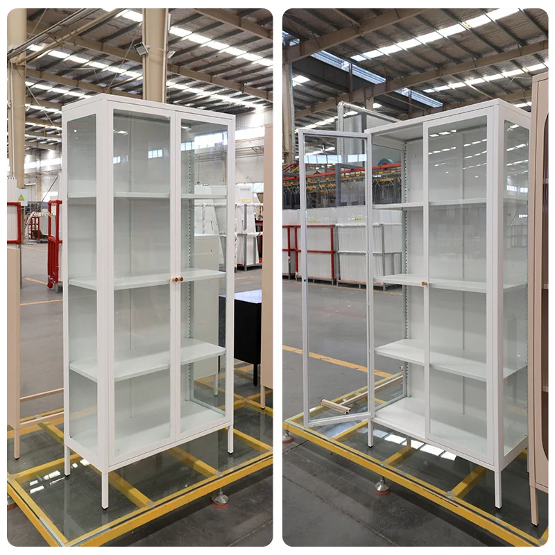 Factory Direct 2026 Top Libreria Camera da letto Vetrina per la casa Nuovo design Moderno Mobili per soggiorno Armadietto