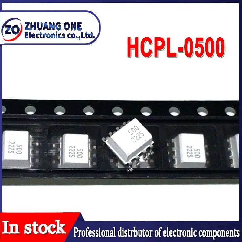 10pcs/lot HCPL0500 HCPL-0500 HCPL0500R2M SOP8 500 optocoupler IC chip