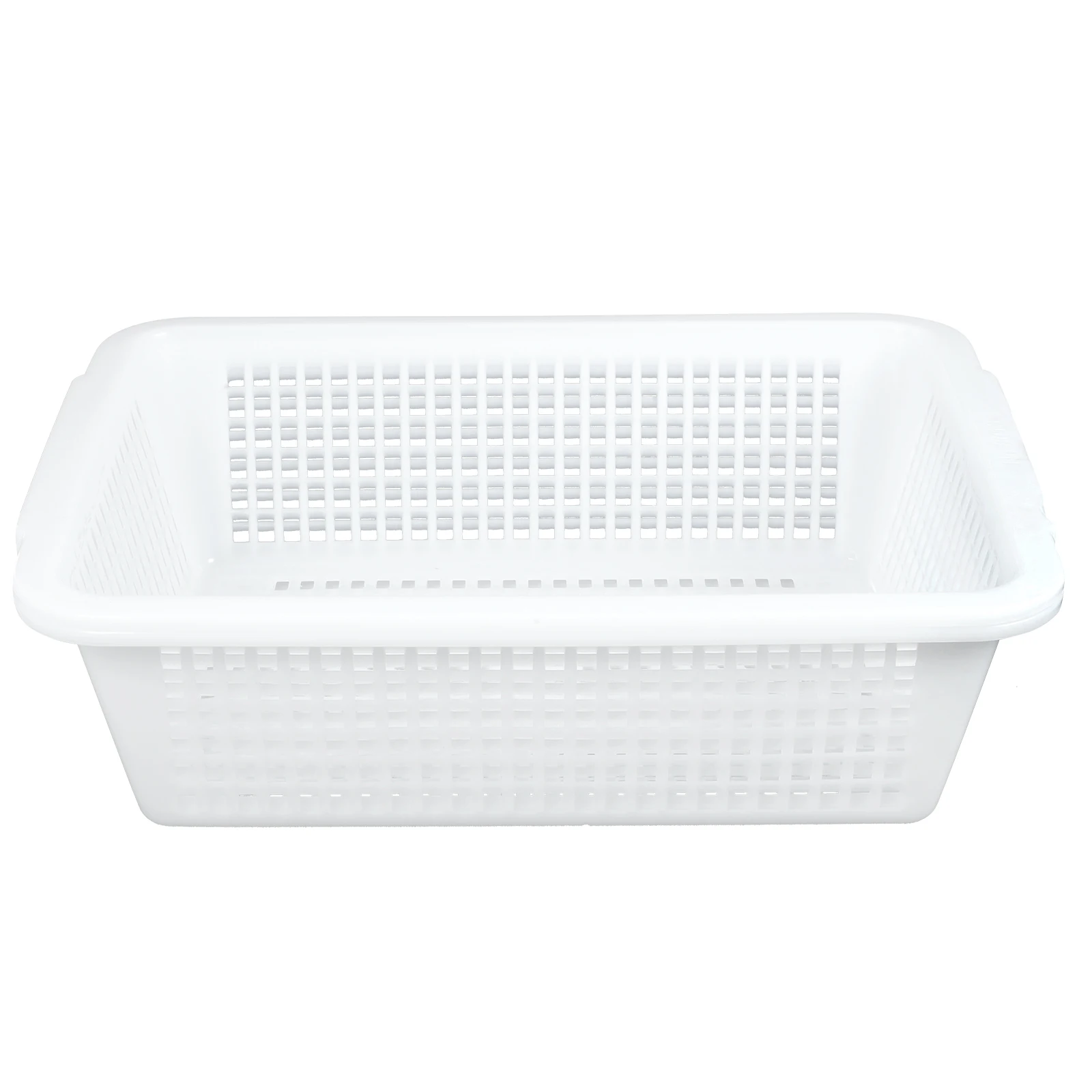 

2pcs Large White Document Storage Baskets Office Desk File ganizer Plastic Trays Supplies Multifunctional