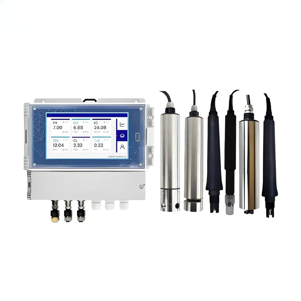 GWQ-MP200 Multi-parameter Online Water Quality Analyzer with pH TDS ORP EC DO CL Turbidity Multi-parameter Meter