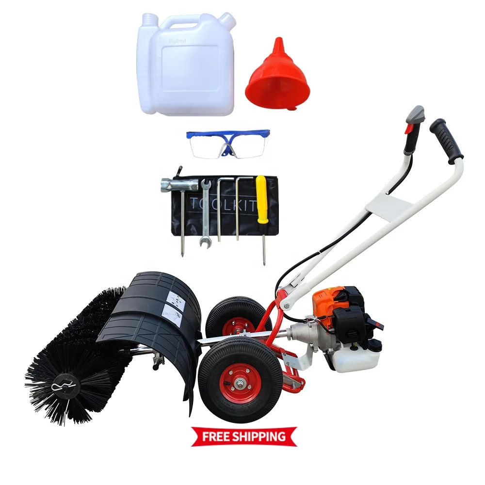 Lawn Sweeper Portable Power Football Field Tennis Court Artificial Grass Cleaning Equipment