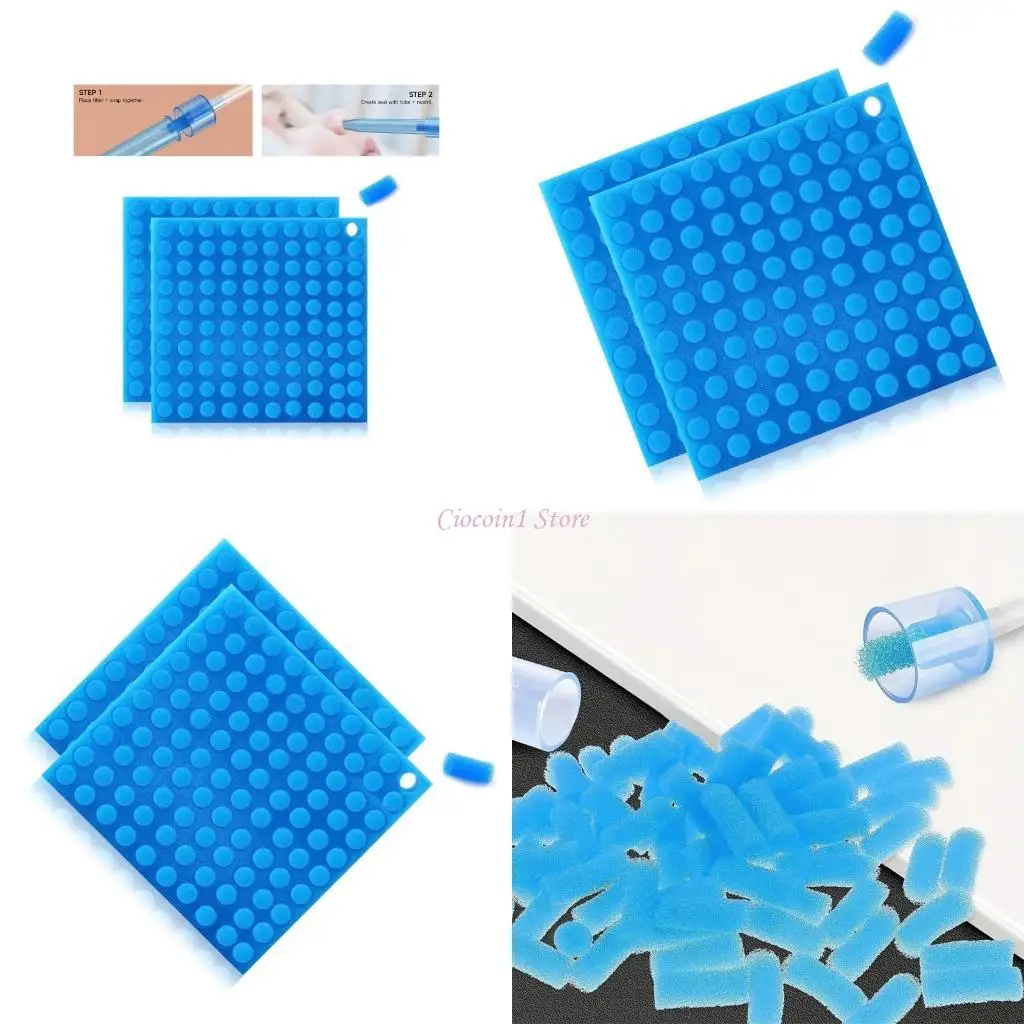 

Y1UB мягкие носовые губки фильтры детские гигиенические губки для новорожденных и младенцев