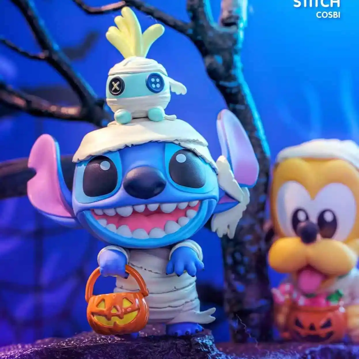 ホットトイズ ディズニー ミッキーと仲間たち パンプキン ハロウィン ブラインドボックス ミステリーフィギュア コスビコレクション 装飾玩具 サプライズギフト用