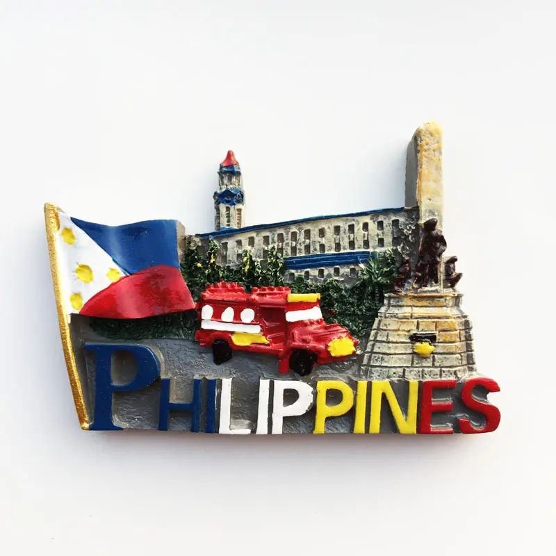 

Manila, Philippines Landmark Rizal Monument, Travel Memorial Decorative Crafts Magnetic Refrigerator Stickers