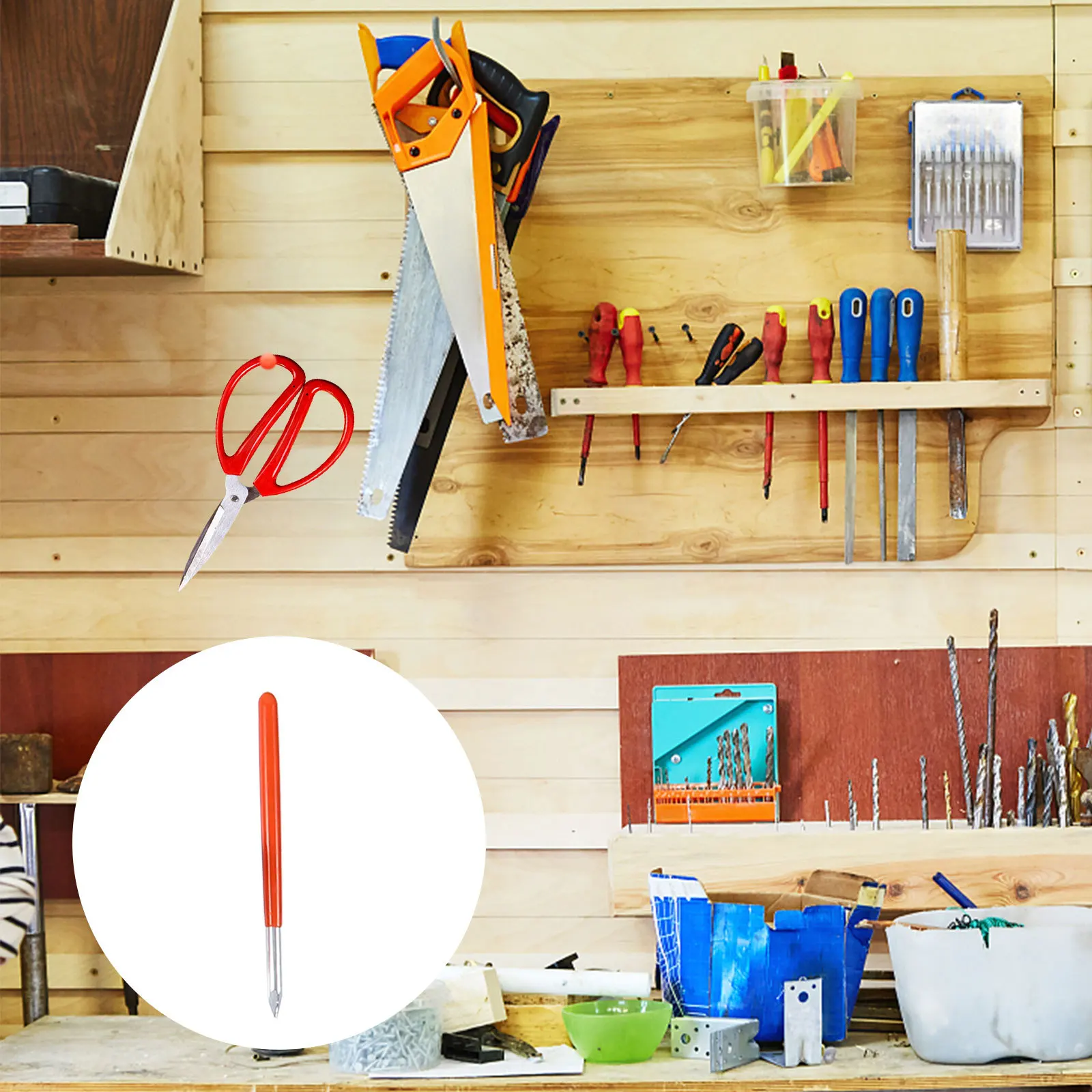 

12Pcs High Strength Metal Storage Hooks Easy Install Garage Tool Holder Wall Ceiling Screw-in Storage Hangers Screw-in Hook