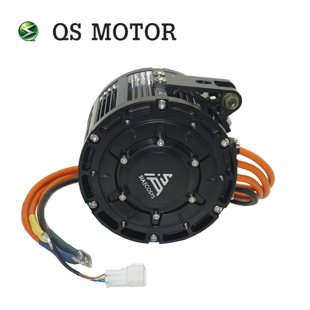 QS Motor QS138 3000W 70H V1 Albero scanalato motore centrale con pignone 428 14T per moto elettrica