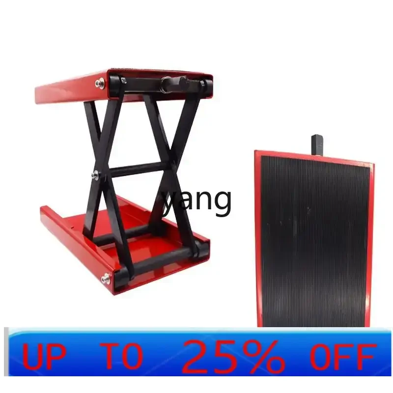 CX  Manual Hydraulic Motorcycle Lifting Bracket Wide Rubber Surface Tram