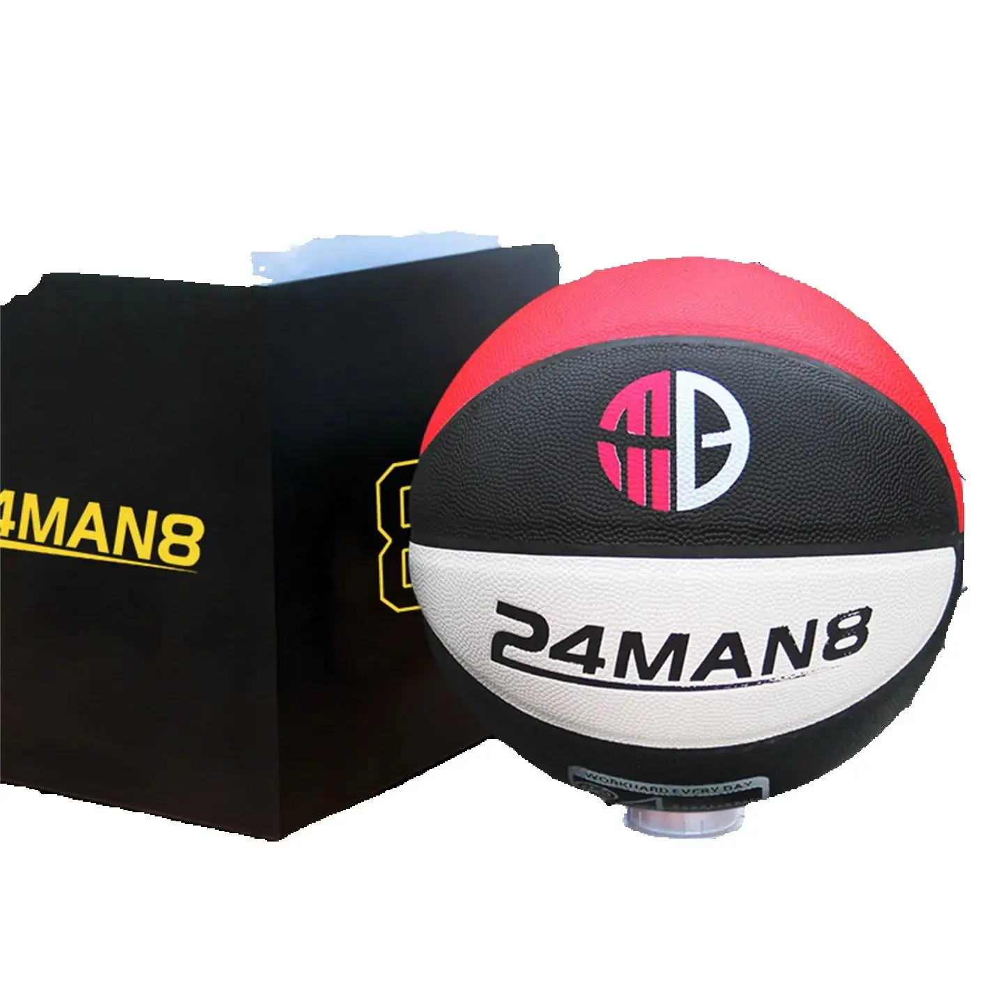 ギフトボックススタイルバスケットボールブラックマンバ標準サイズ7 #   耐摩耗性滑り止め公式競技用ボールギフトアクセサリー