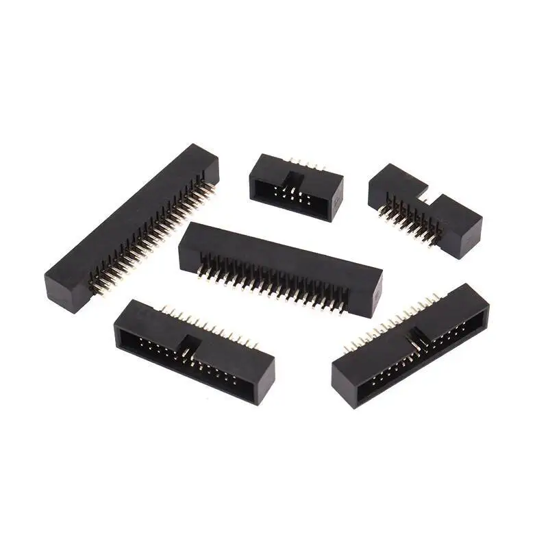 2~5 Stück einfacher Bullhorn-Stecker 1,27 mm Rastermaß gerader Pin IDC-Stecker 6P 8P 10P 12P 16P 20P 30P 40P 50P – Detail 6