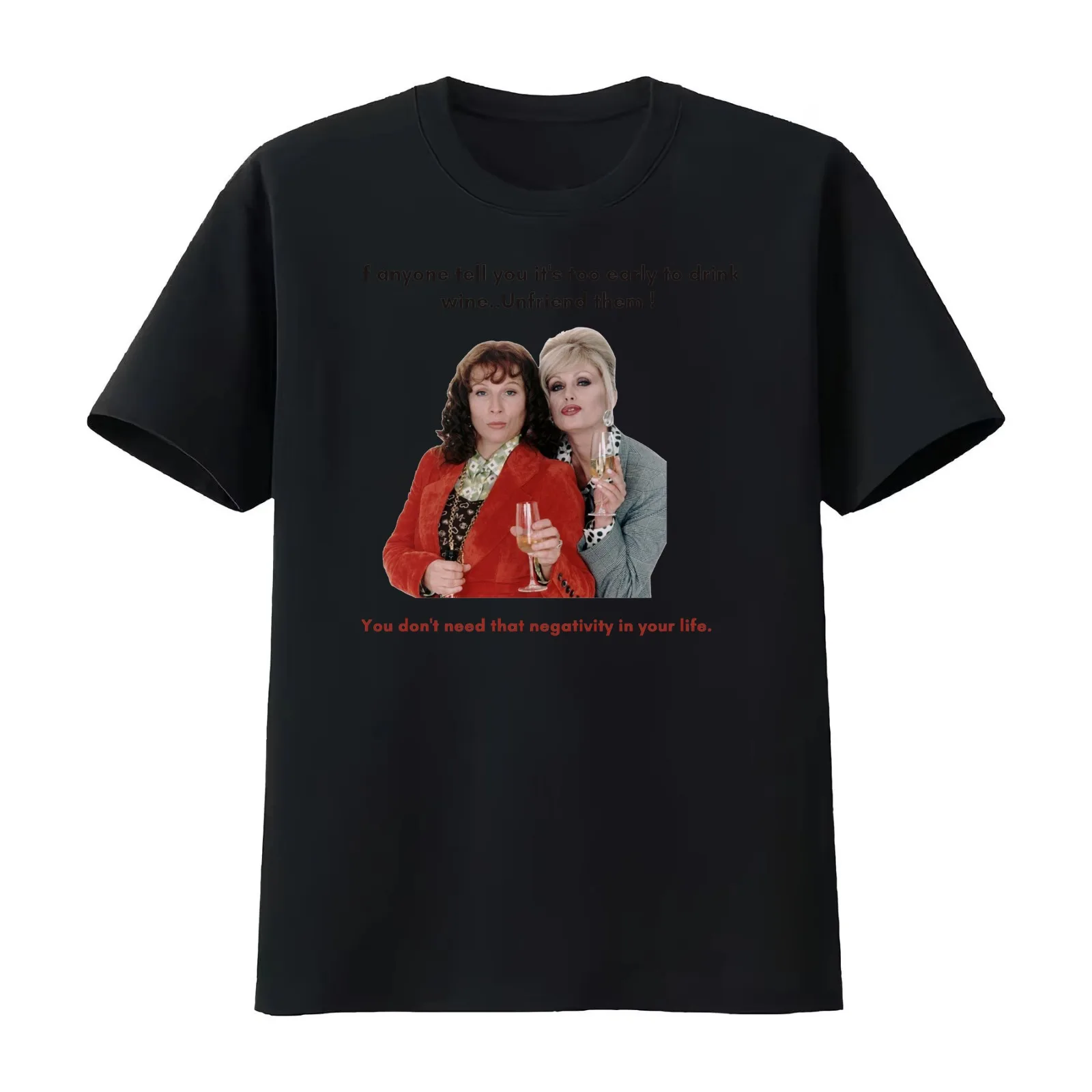 Absolutely Fabulous Darling. T-Shirt Summer Casual Cotton Tee Oversized Streetwear Tops Vintage Graphic Print 100% Cotton