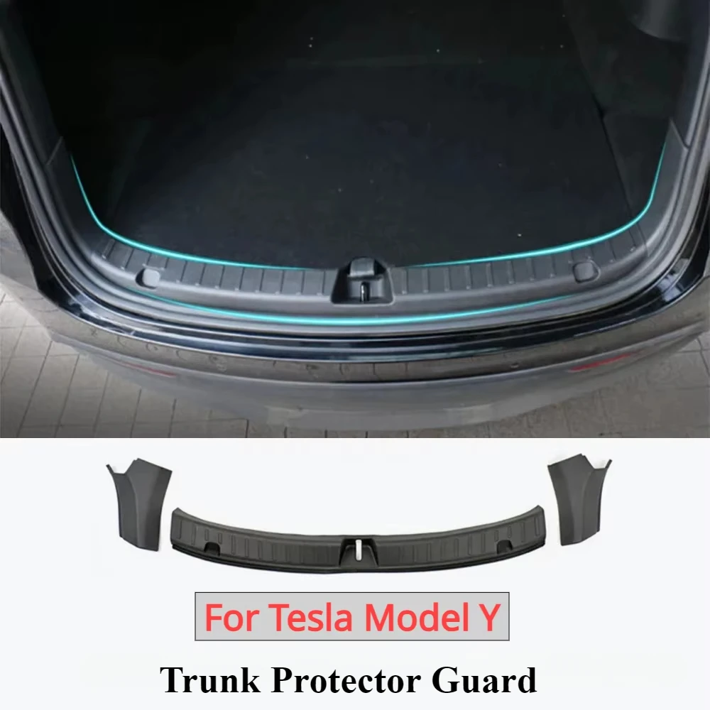 

Trunk Protector Guard For Tesla Model Y TPE Rear Cargo Threshold Sill Cover Anti-dirty Pad Anti-Scratch Mat Prevent Scratching