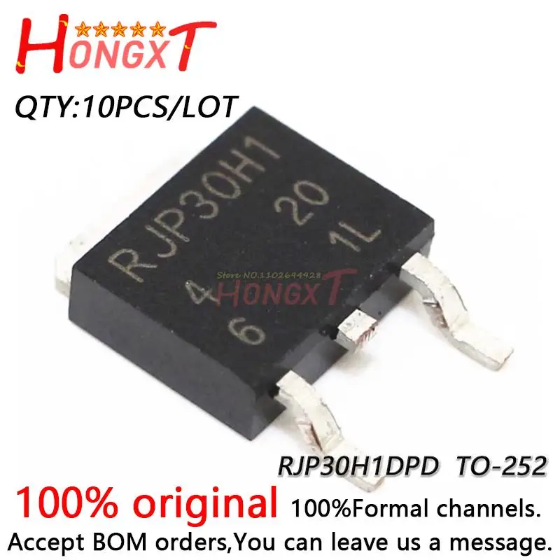 10PCS 100% NEW Original RJP30H1DPD RJP30H1 TO-252 LCD plasma tube .