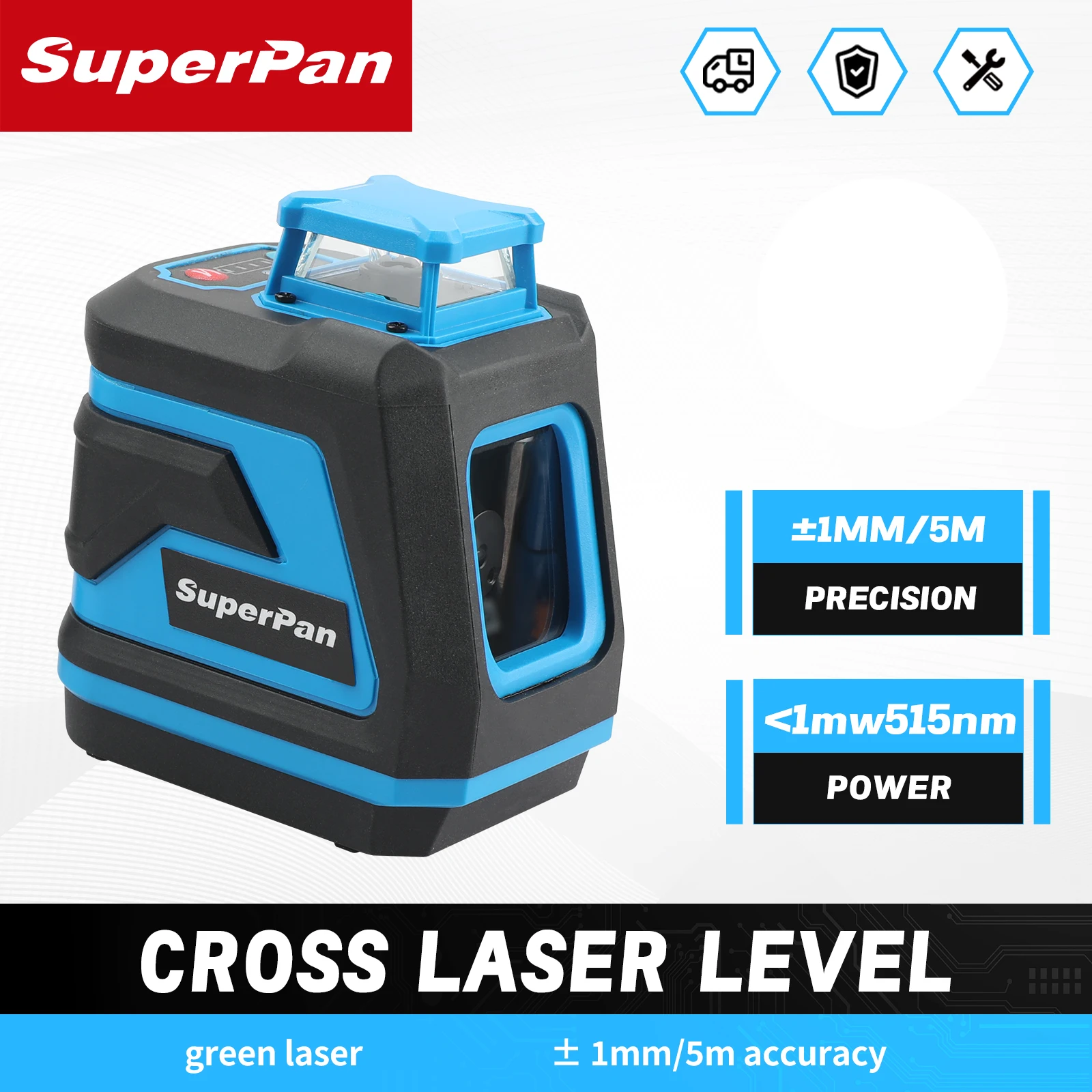 

Laser Level 5 Lines 360 Levels Automatic Leveling Equipment Construction Tools Professional Level Laser Green Light Cross Laser