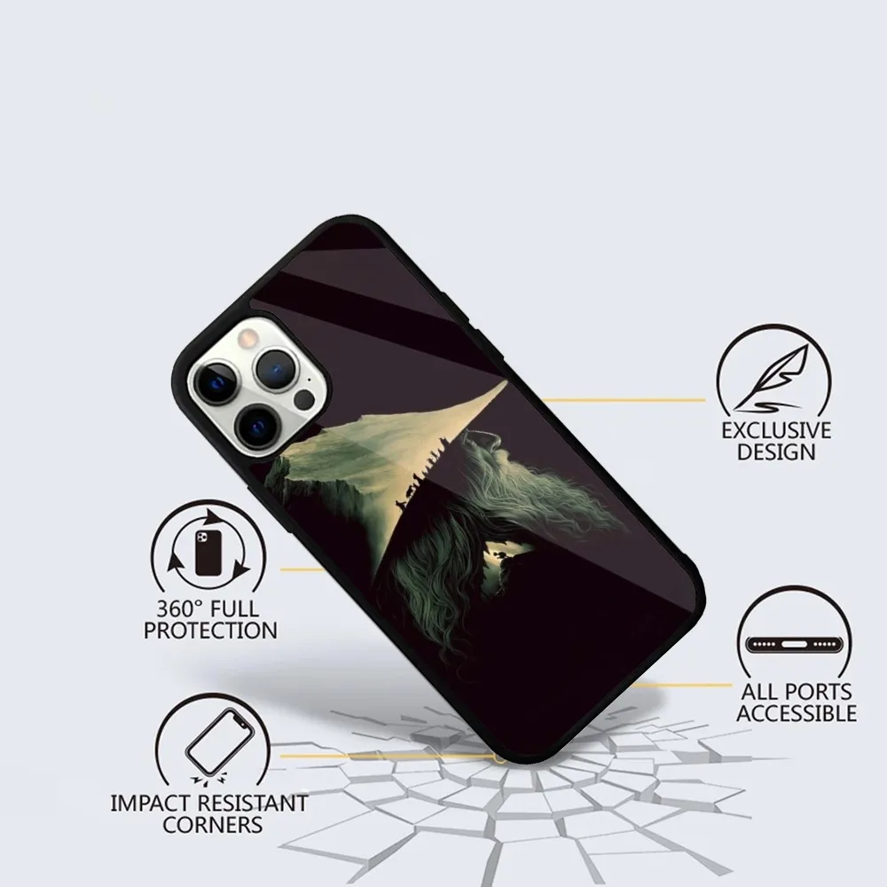 The L-Lord of the R-Rings  Phone Case For iPhone 15,14,13,12,11,Plus,Pro,Max Mini Magsafe Magnetic Wireless Charging